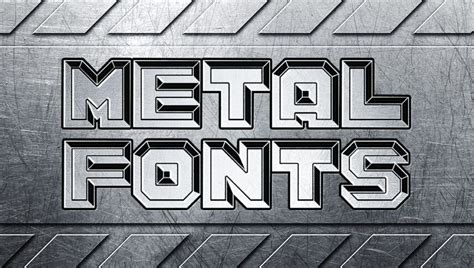 sheet metal font|45+ Best Free and Premium Metal Fonts 2024 .